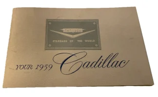 Cadillac Ägarhandbok. Prisklass 3.