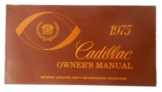 Cadillac Ägarhandbok. Prisklass 3.